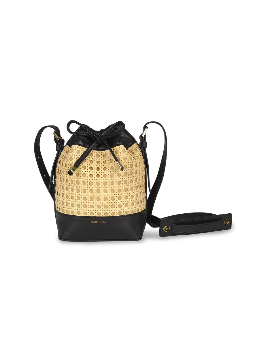 Bolso Baby Always Ratán & Black by PARIS/64 | PARIS/64