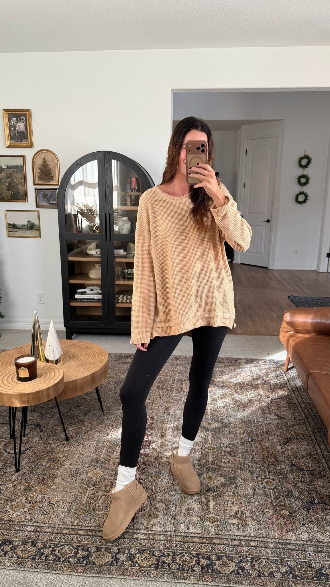 Wearing my favorite comfy look tunic today! I love the soft, waffle knit texture and that it matches my Uggs perfectly! 

#LTKTall #LTKootd #LTKgrwm