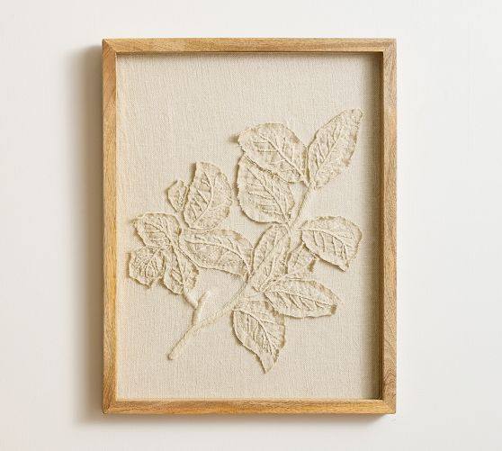 Ivory Floral Wall Art | Pottery Barn (US)