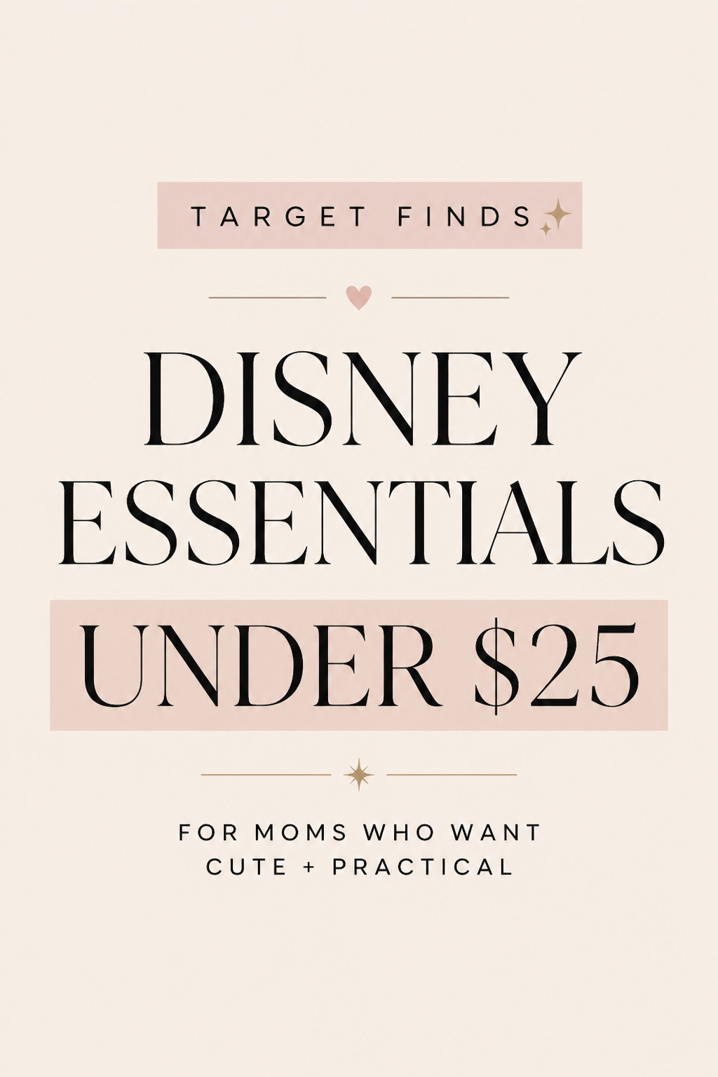 You do NOT need to spend $$$ for a cute Disney trip 🐭✨
These Target finds under $25 are the real essentials—comfy, practical, and actually make your outfits look put together.

Perfect for moms planning park days (and wanting to stay cute doing it) ✨ 

 #LTKmomlife #LTKTravel