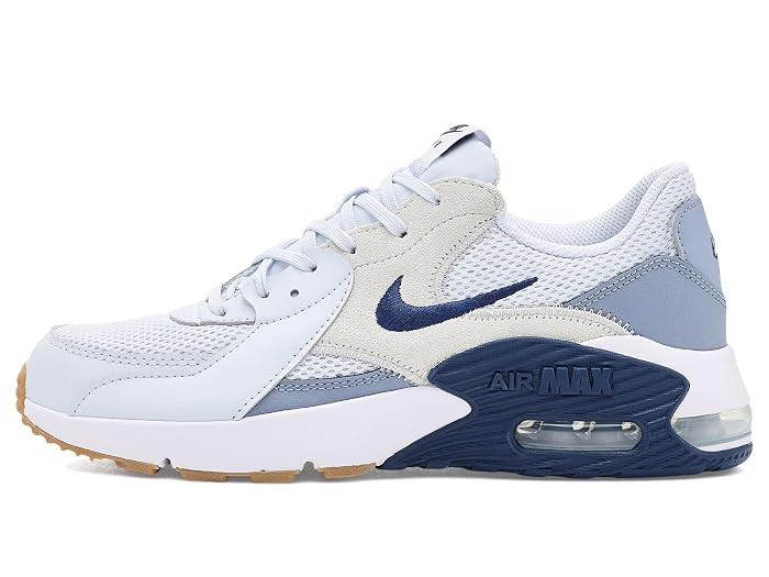 Nike Air Max Excee Women's Shoes White/Light Armory Blue/Ashen Slate/Black : 6.5 M, Leather/Textile | Zappos.com