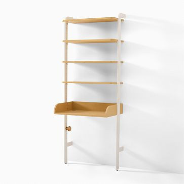 Build Your Own - Ziggy Wall Desk & Storage System | West Elm (US)