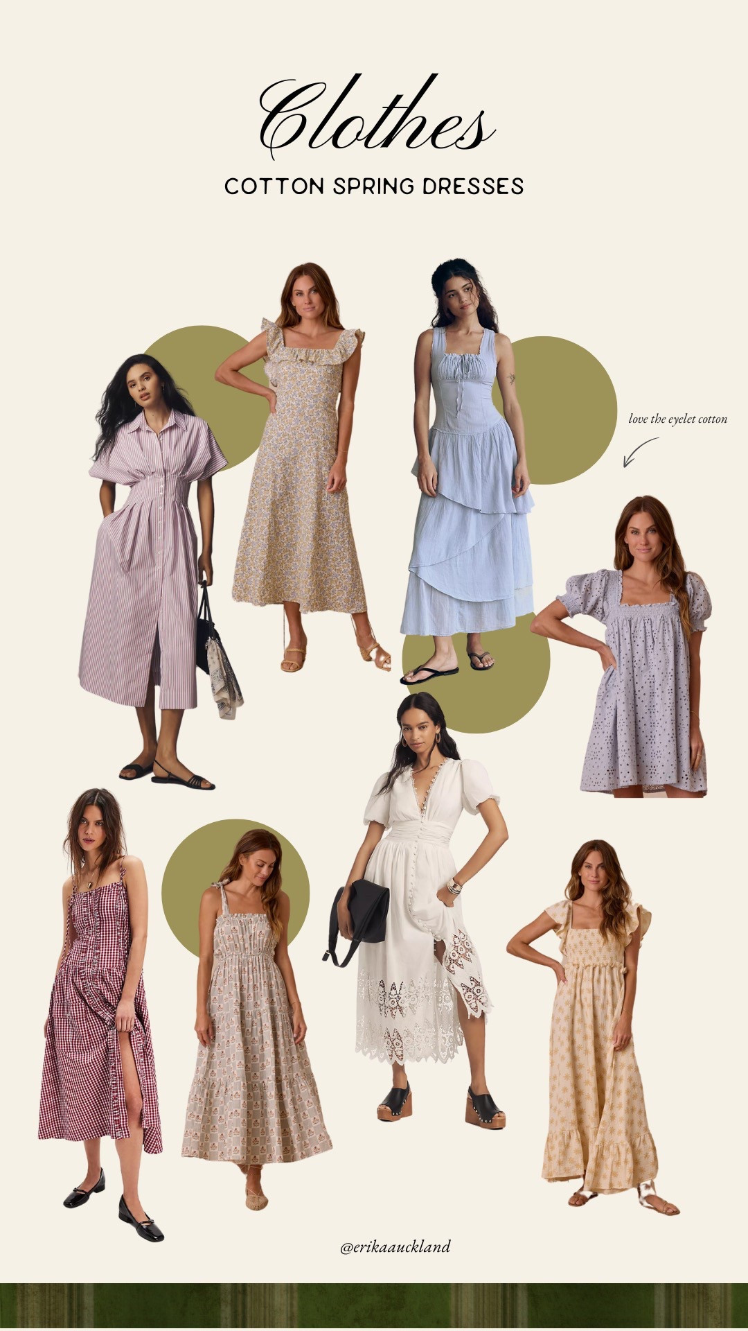 Spring Cotton Dresses 

#LTKSeasonal #LTKBeauty #LTKStyleTip