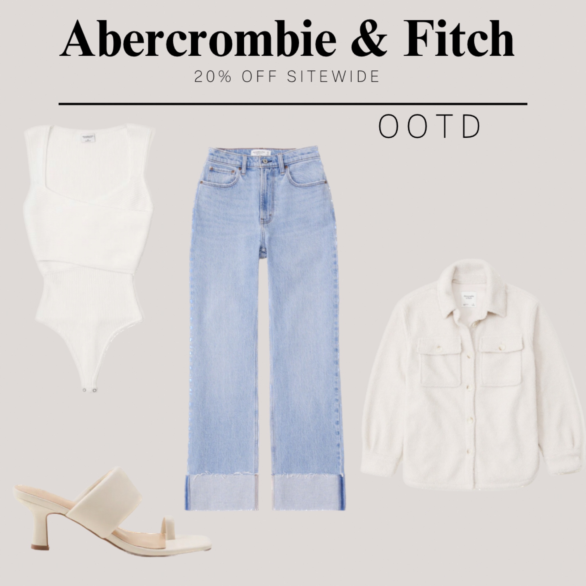OOTD - A&F style 
Living for the jeans & shacket! 

#LTKstyletip #LTKSale #LTKfindsunder100