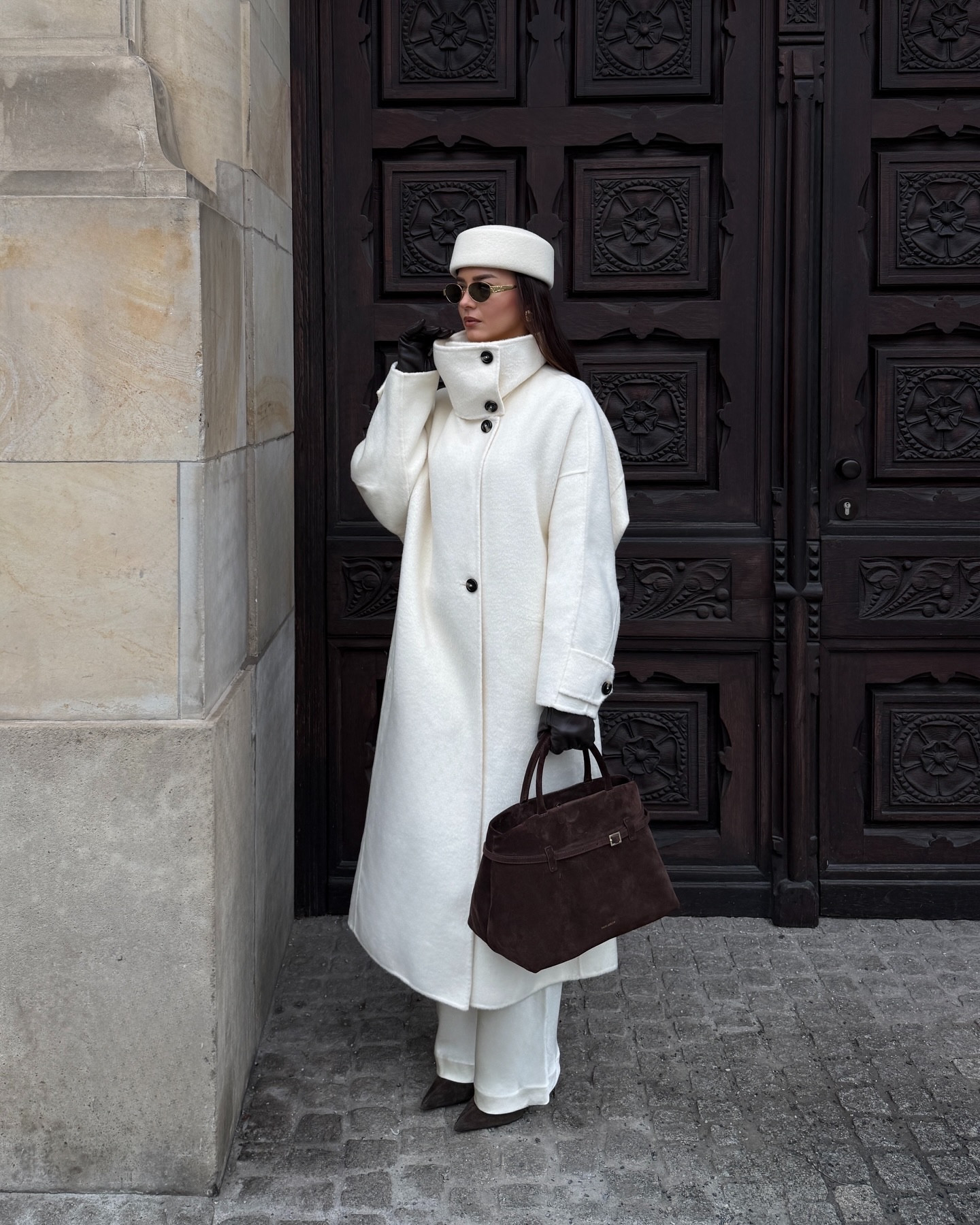 Soft winter shades - love an all white winter outfit 🤍

I wear size M in the coat 

#LTKeurope #LTKwinter #LTKFashionMonth
