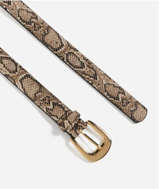 REGINA SNAKESKIN BELT | Sportsgirl