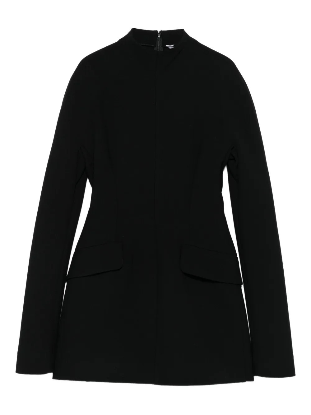 Sportmax long-sleeve mini dress - Black | Farfetch Global