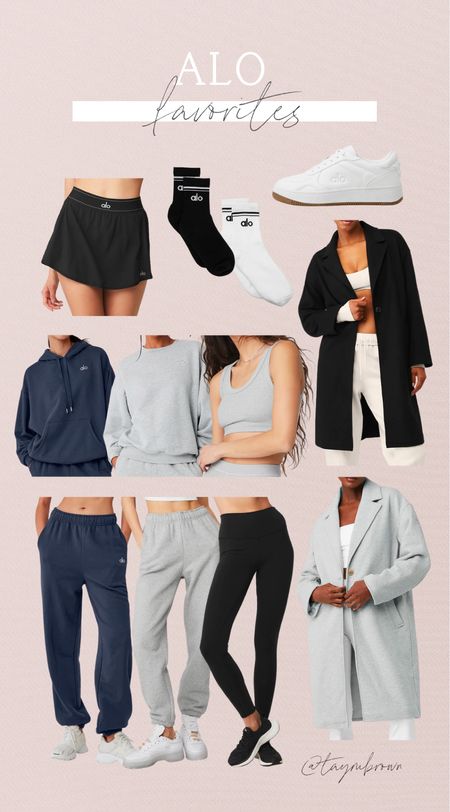 Alo favorites are 30% off!! 👏🏼 The coat, accolade sweatpants and socks are my favorite! I size down to XS in the coat and true size S in the sweats. I also love their visors and tennis skirts in the warmer months!  #LTKHolidaySale 

#LTKCyberWeek #LTKsalealert