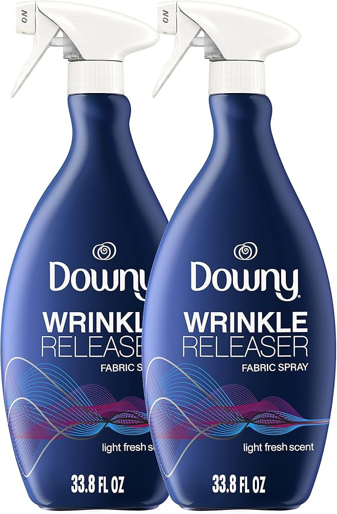 Downy Wrinkle Releaser Fabric Spray, Light Fresh Scent,33.8 Fl Oz (Pack of 2) | Amazon (US)