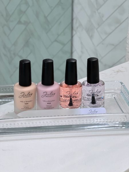 This nail polish set is what you need to grow out your nails and repair them if you had dip powder nails or acrylics. These will help stregthen nails and also protect them as well as add a bit of sheer color.
#nailcareroutine #beautyfavorite #qvcfinds #selfcare

#LTKfindsunder50 #LTKbeauty #LTKstyletip