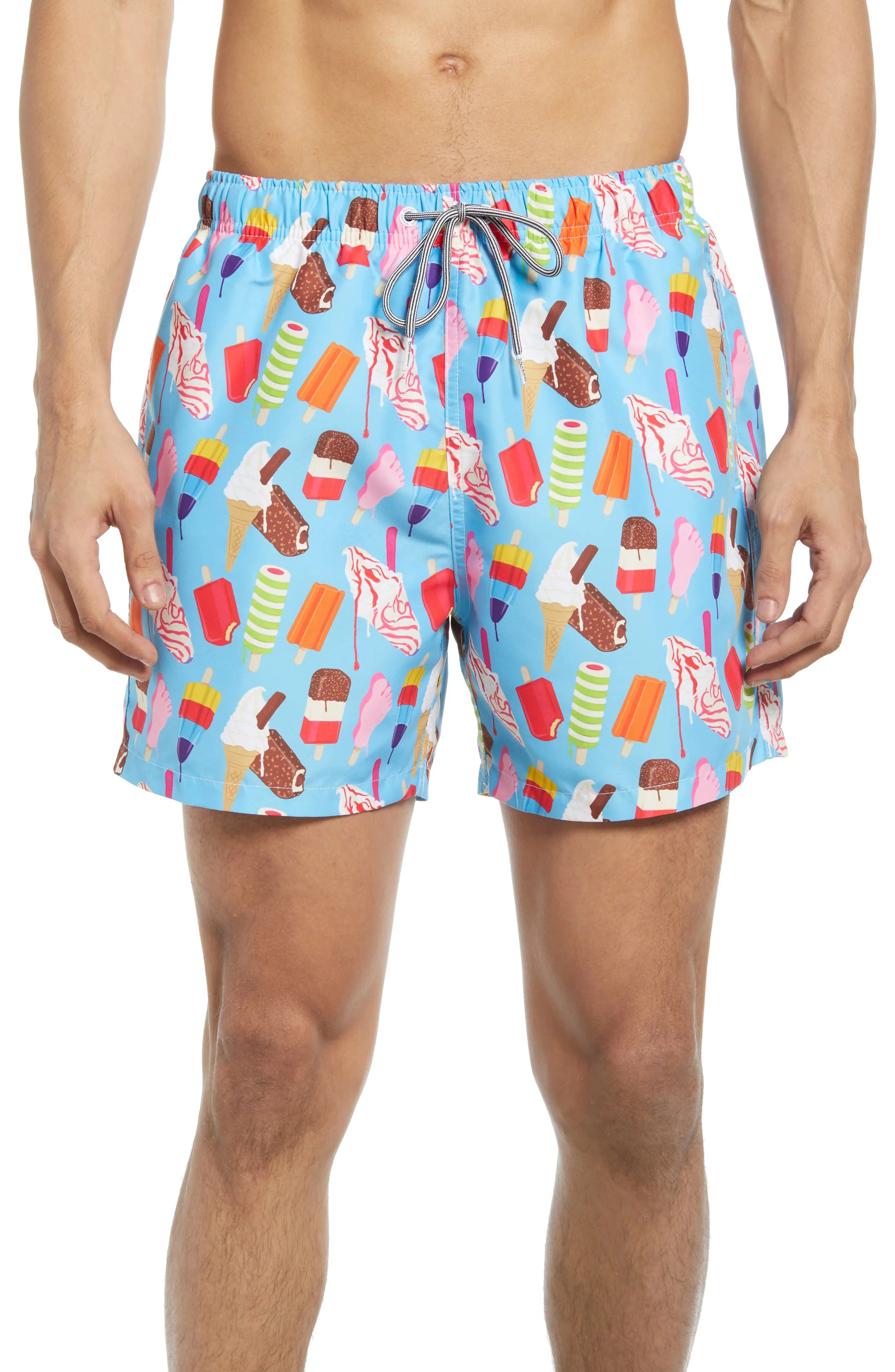 Boardies Ice Creams Swim Trunks in Blue at Nordstrom, Size Xx-Large | Nordstrom