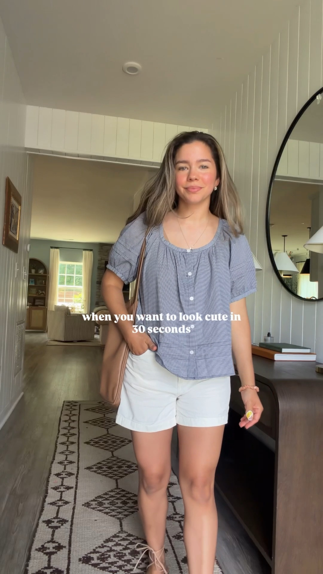 Small petite in top! 26 in shorts (true to size)

Mom style 
easy outfit 
Petite friendly

#LTKmomlife #LTKgrwm #LTKootd