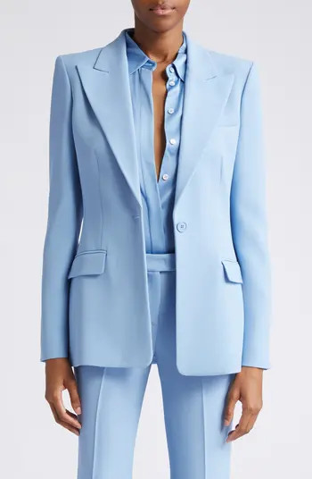 Michael Kors Collection Georgina Double Crepe Sablé Blazer | Nordstrom | Nordstrom