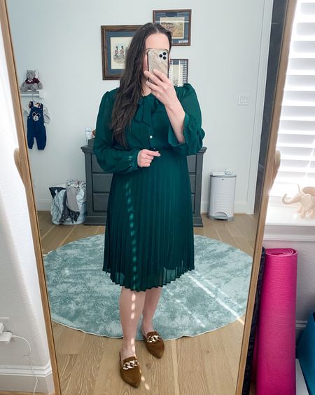 Green dress / amazon find / office outfit / workwear / winter fashion / wedding guest dress 

#LTKfindsunder50 #LTKSeasonal #LTKworkwear