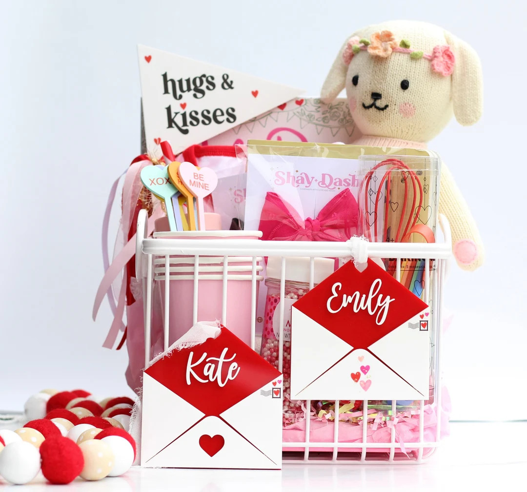 Valentines day tags | Valentines Basket tags | Envelope tags | letter tags | Etsy (US)