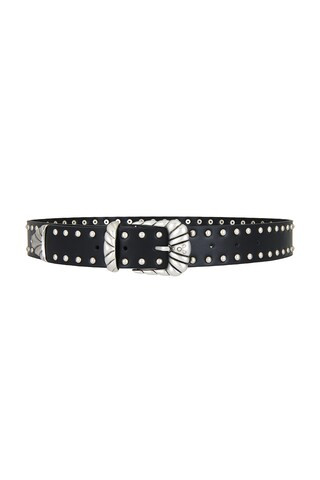 Good American Wide Studded Western Belt in Black from Revolve.com | Revolve Clothing (Global)