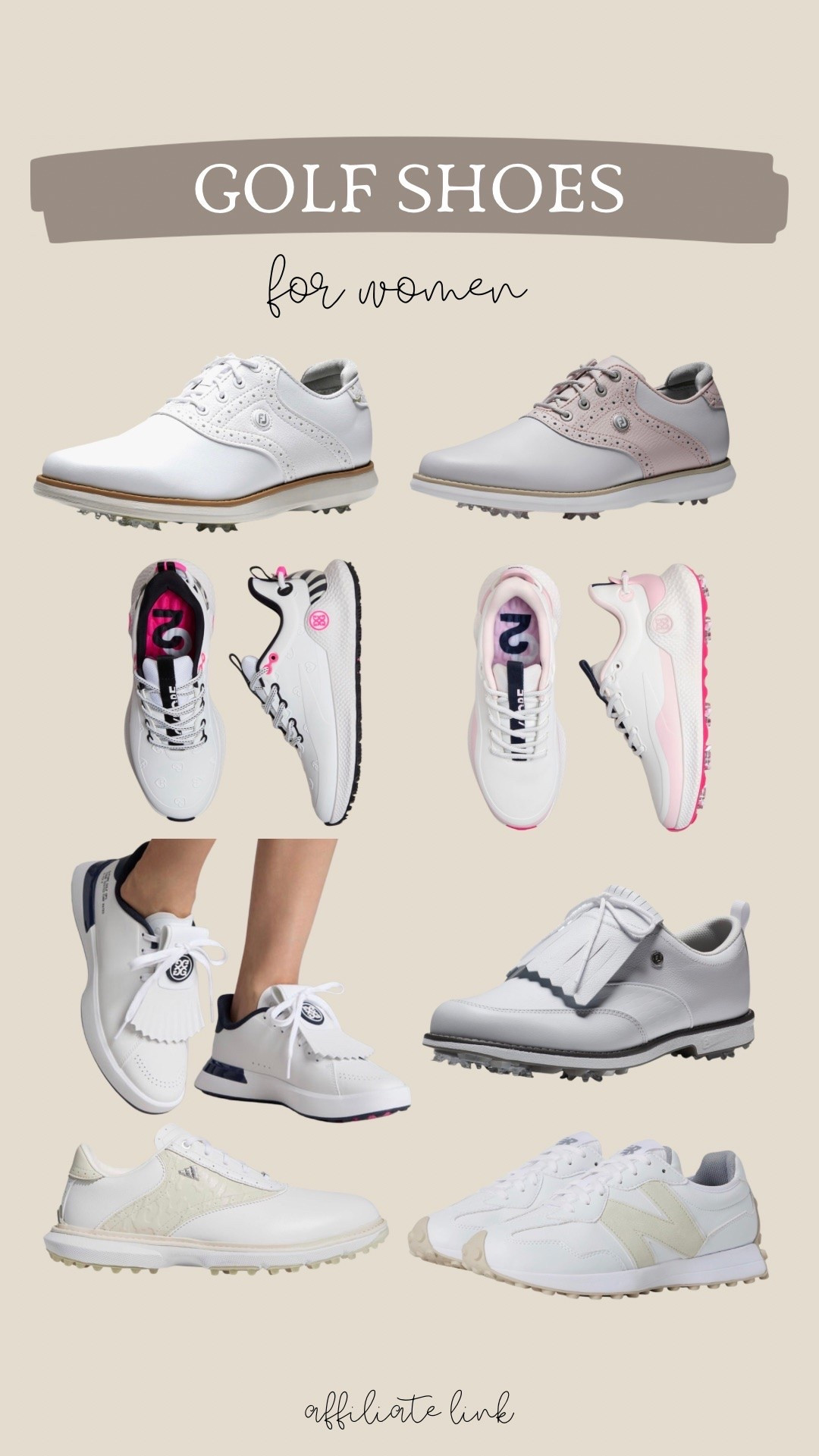 Golf shoes for women ⛳️🏌️‍♀️

Golf, golfing, golf round up, golf gear, sneakers, country club

#LTKselfcare #LTKmomlife #LTKfitnessgoals