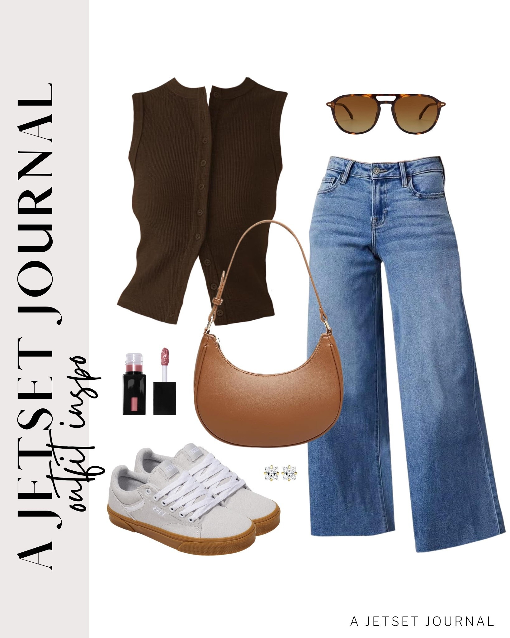 This cute button down tank top is so easy to style! Pair it with straight-leg ankle jeans, sneakers, a hobo bag, and stud earrings!
sojos sunglasses, elf lip stain, reebok sneakers, surgical steel earrings, ways to style, shoe inspo, shoe crush, amazon finds, affordable look, summer fashion, beauty must have, trendy style, fashion accessories, summer look, sporty style

#LTKStyleTip #LTKSeasonal #LTKU