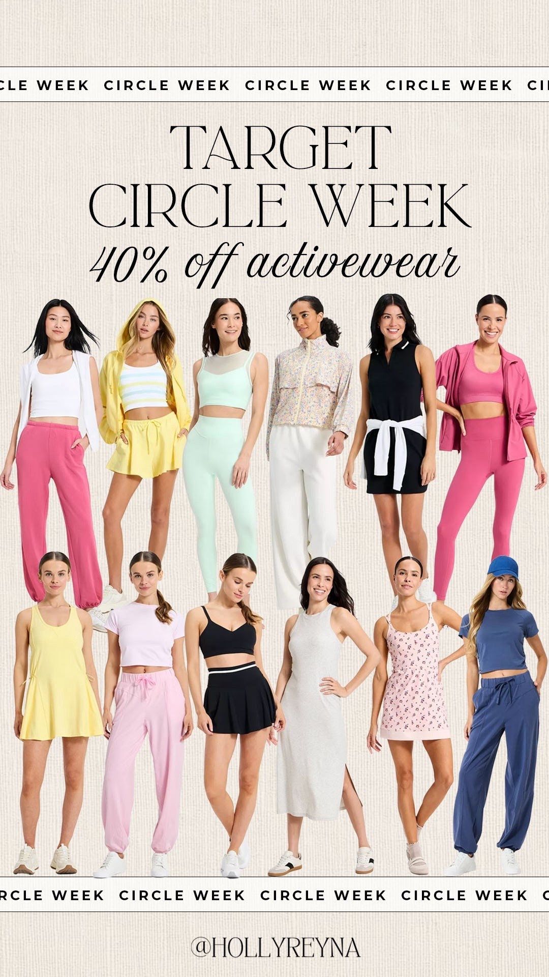 Circle week deal! 40% off spring active styles at Target!

#activewear

Target activewear set. Target circle week deal. Target matching spring active set. Target sweats. Colorful spring activewear. Target spring athleisure  

#LTKfitnessgoals #LTKSaleAlert #LTKActive