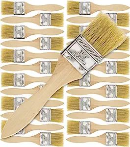 U.S. Art Supply 24 Pack of 1-1/2 inch Paint and Chip Paint Brushes for Paint, Stains, Varnishes, ... | Amazon (US)