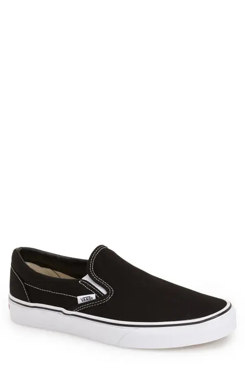 Vans Classic Slip-On in Black at Nordstrom, Size 13.5 Women's | Nordstrom