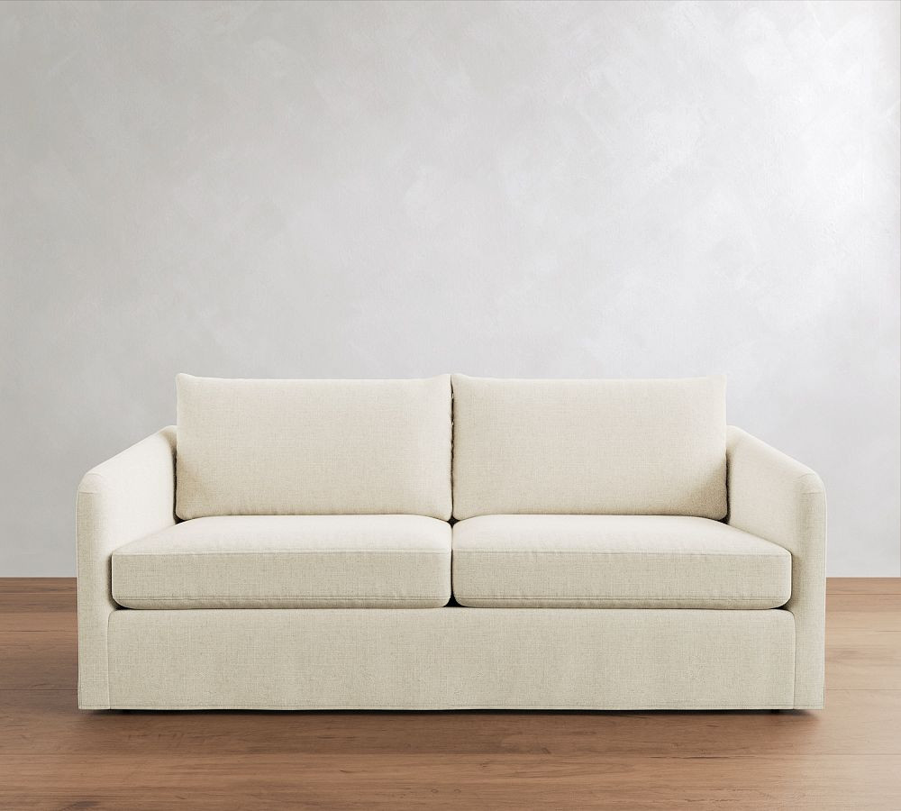 Charlotte Slipcovered Sofa (62"&ndash;86") | Pottery Barn (US)