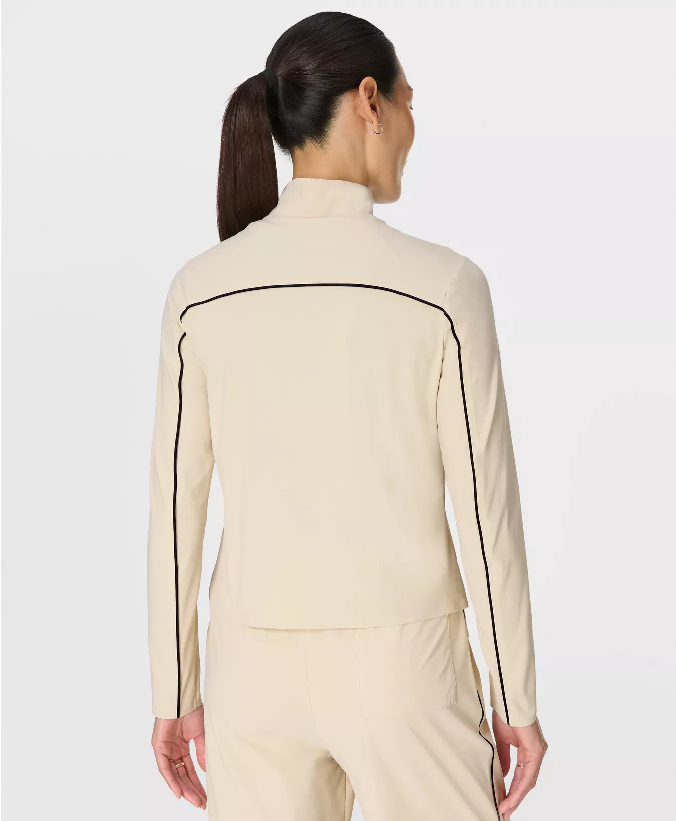 Anytime Explorer Zip Up - Barley Beige | Women's Jumpers + Hoodies | Sweaty Betty | Sweaty Betty UK