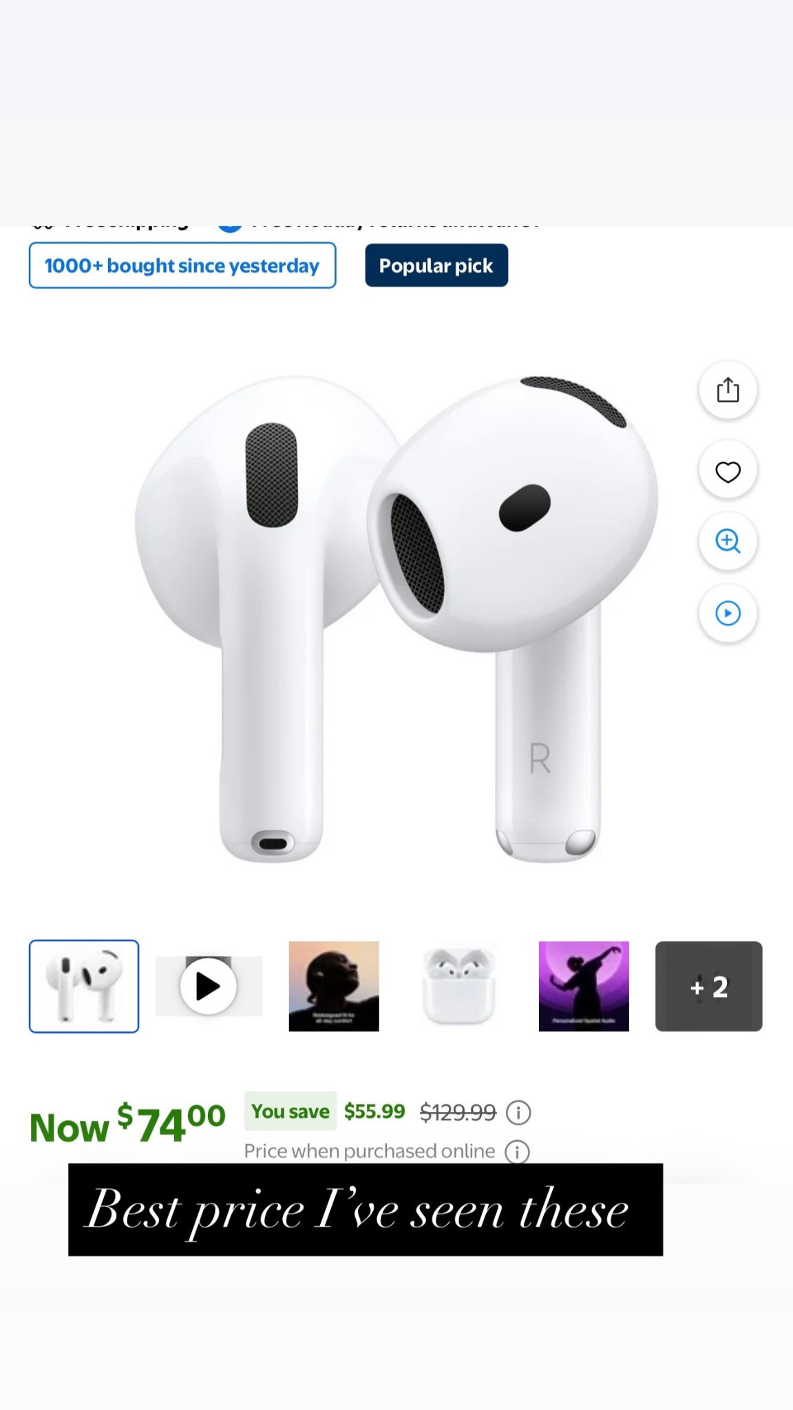 AirPods on major sale 

#LTKHoliday #LTKSaleAlert #LTKGiftGuide