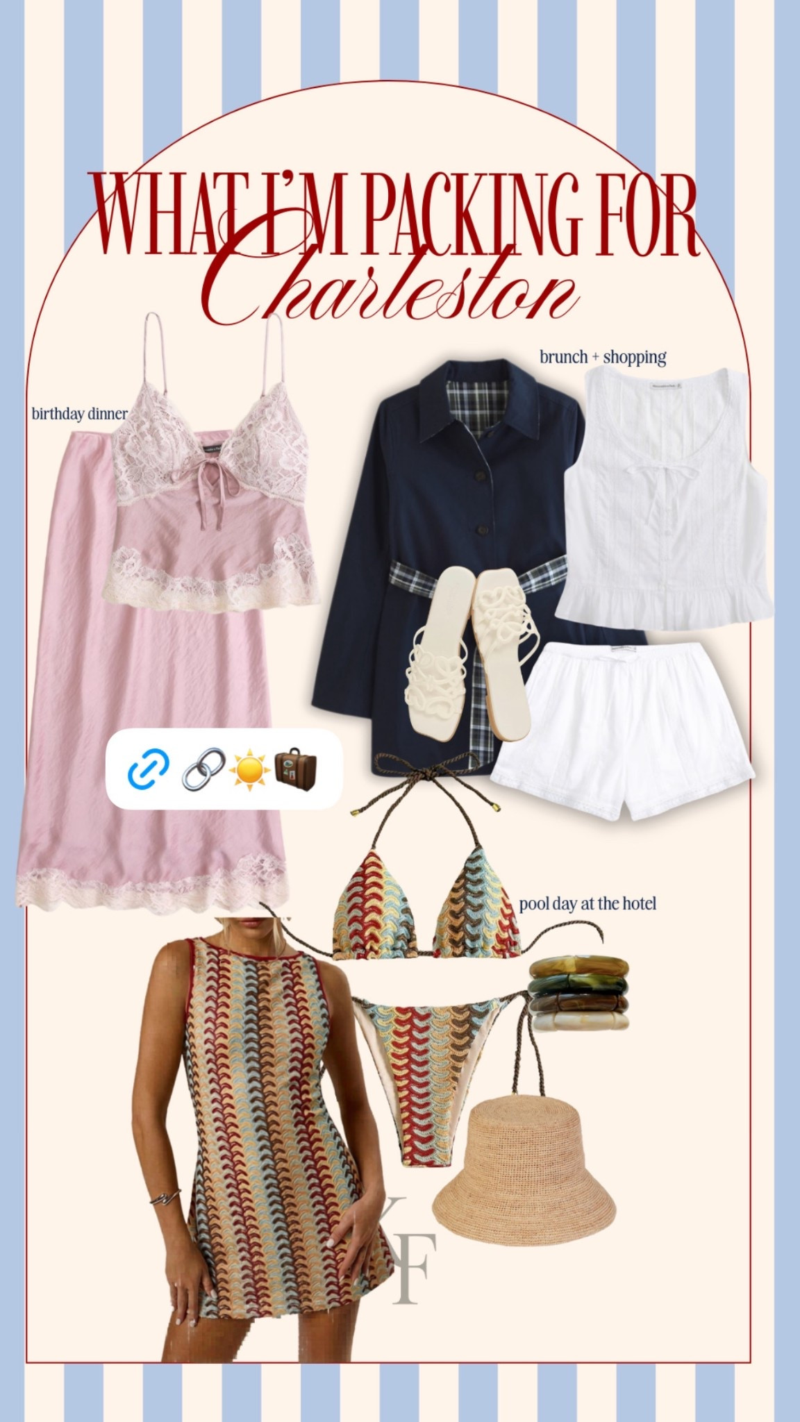 What I’m packing for my birthday weekend in Charleston!

#LTKgrwm #LTKootd #LTKPetite