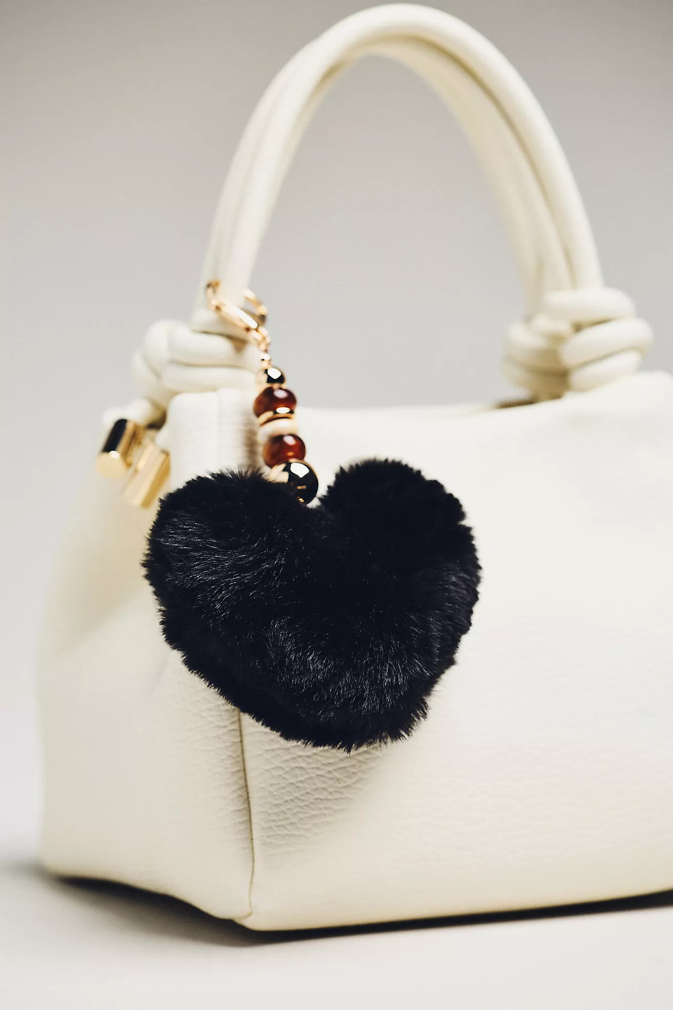 Faux Fur Heart Bag Charm | Anthropologie (US)