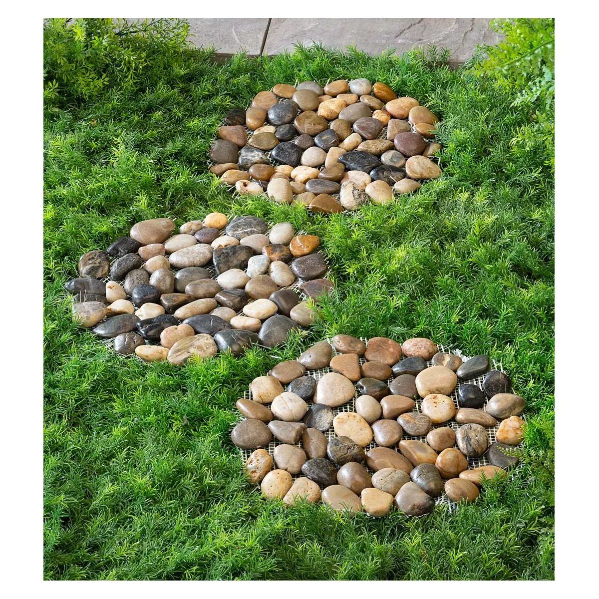 Wind & Weather Natural River Rock Stepping Stones, Set of 3 | Target