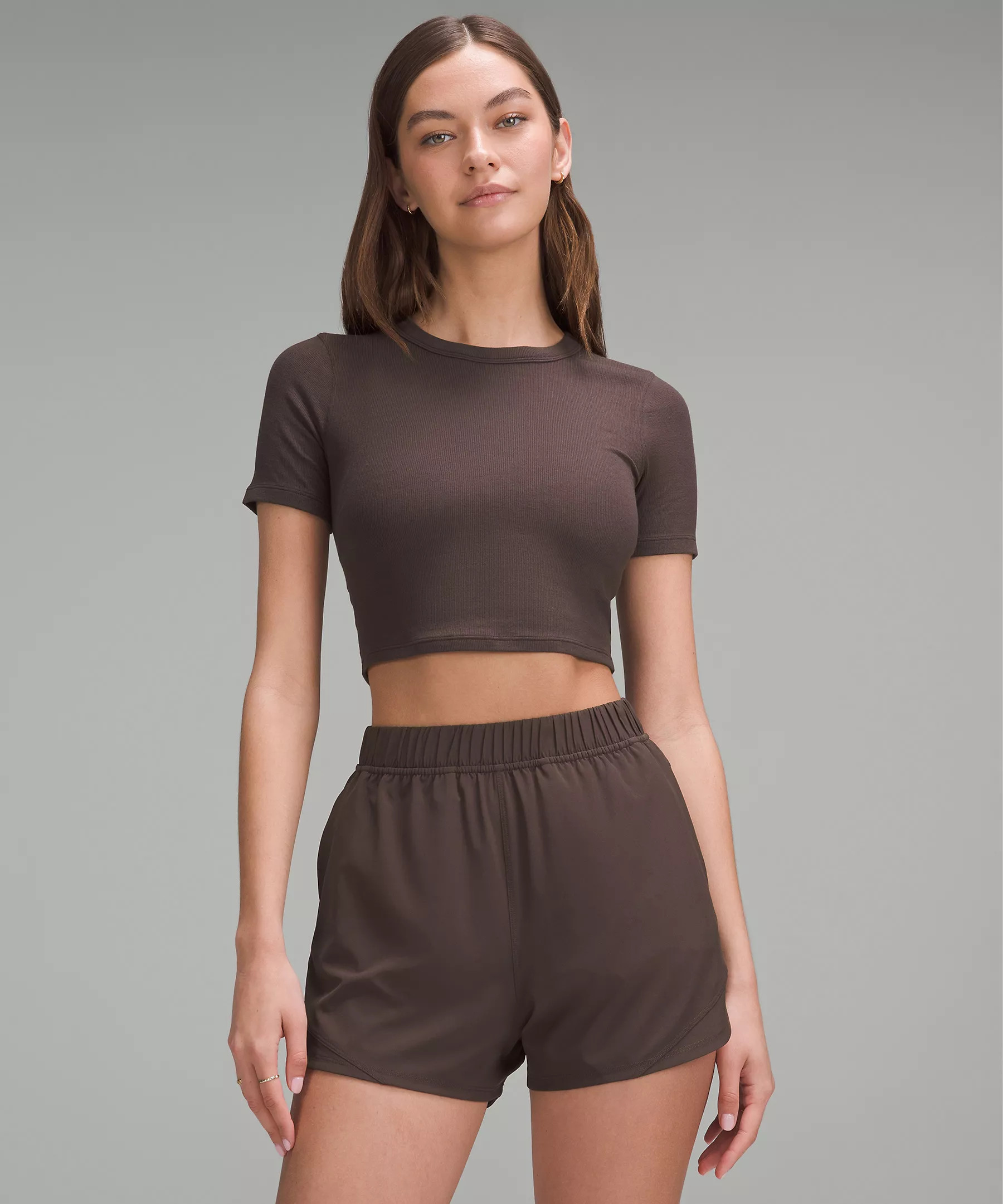 Hold Tight Straight-Hem Cropped T-Shirt | Lululemon (US)