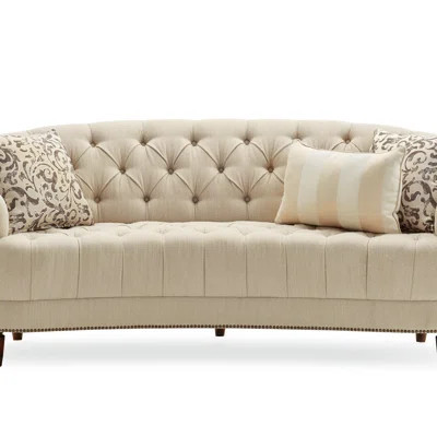 Tufted Curved Sofa | Wayfair North America