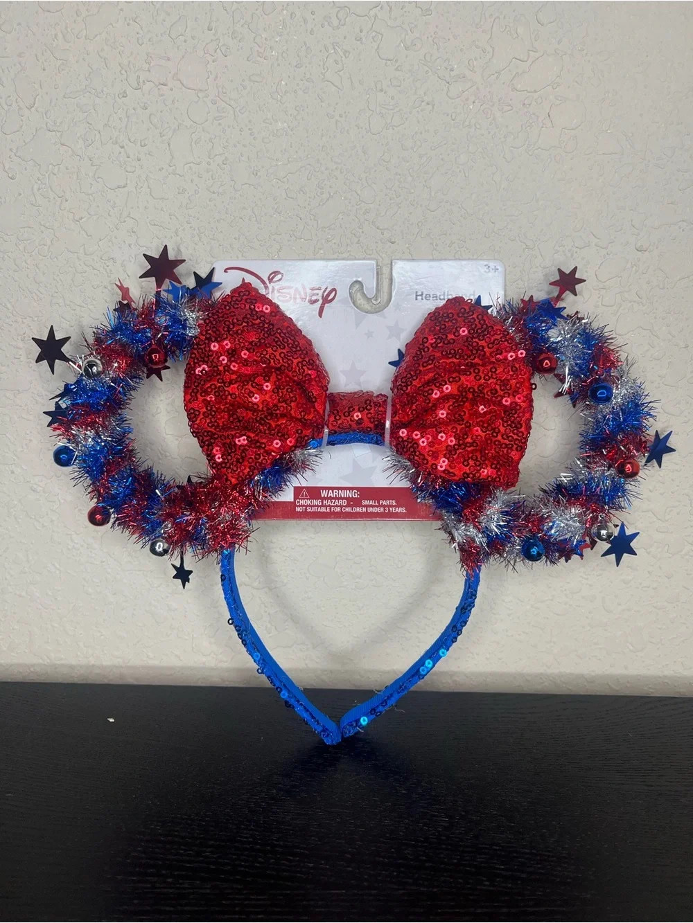 NEW Disney 4th of July USA Tinsel & Bells Minnie Mouse Ears Headband | Poshmark