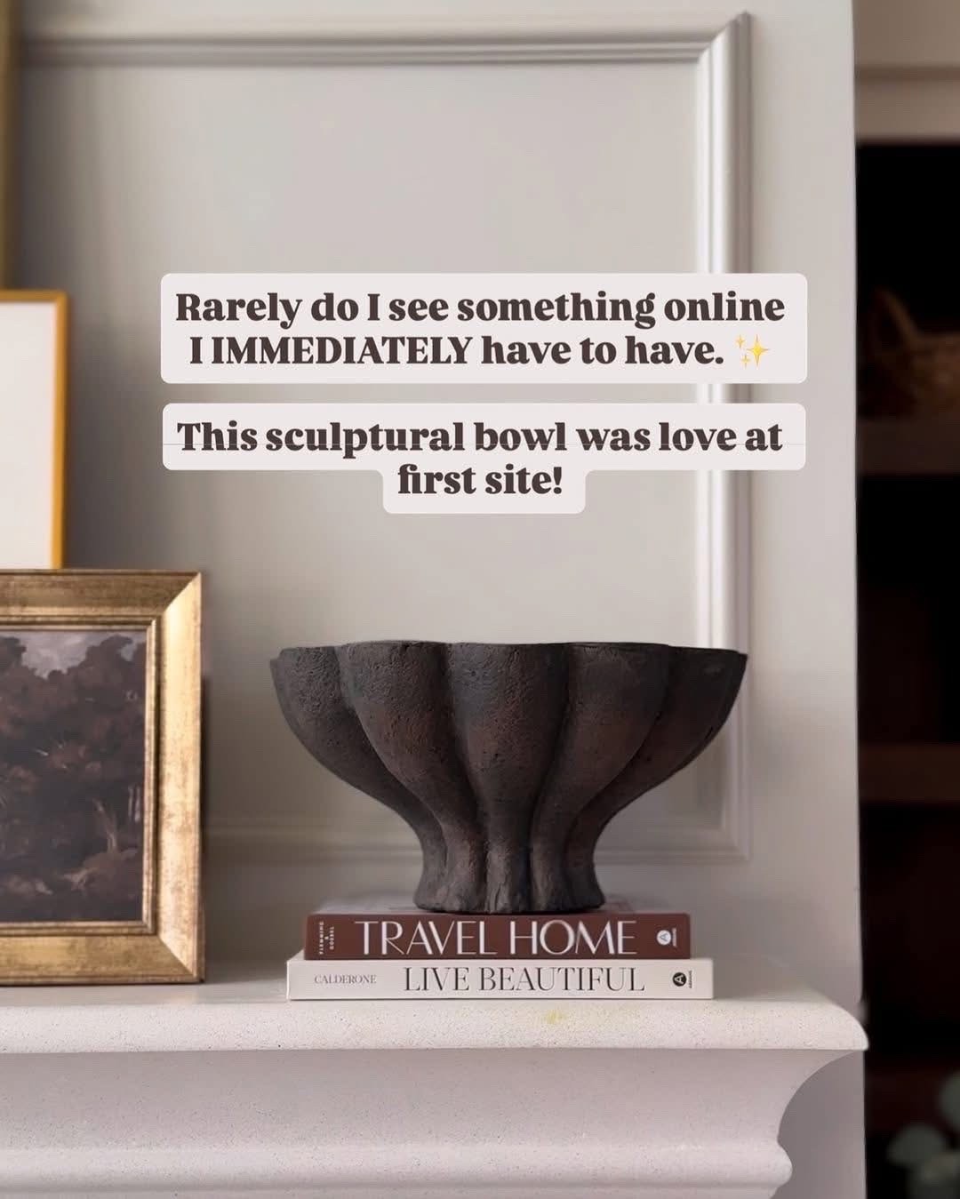 This sculptural bowl was love at first site! 😍

Home Decor / Interior Styling / Neutral Interiors / Modern Traditional / Timeless Design / Home Inspo / Layered home / Living room inspo Interior Design Ideas / design Inspiration Cozy Spaces / Interior Details / home styling inspo / home refresh

#LTKHome #LTKdayinmylife #LTKOver40