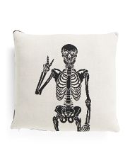 20x20 Reversible Skull Pillow | Marshalls
