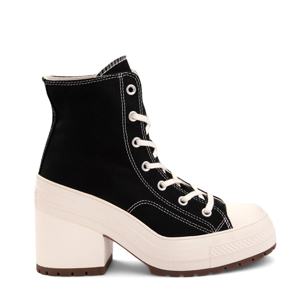 Converse Chuck 70 De Luxe Heel High-Top Shoe - Black / Egret | Journeys