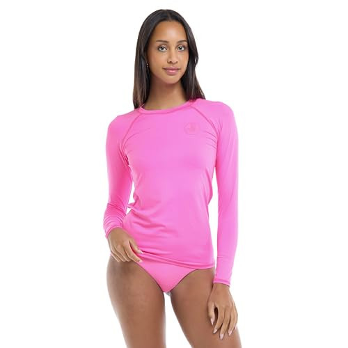 Body Glove Smoothies Sleek Solid Long Sleeve Rashguard with UPF 50 | Amazon (US)