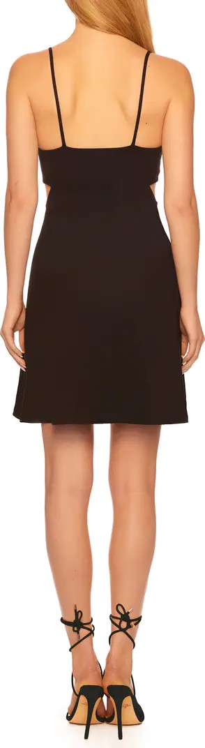 Cutout Fit & Flare Minidress | Nordstrom