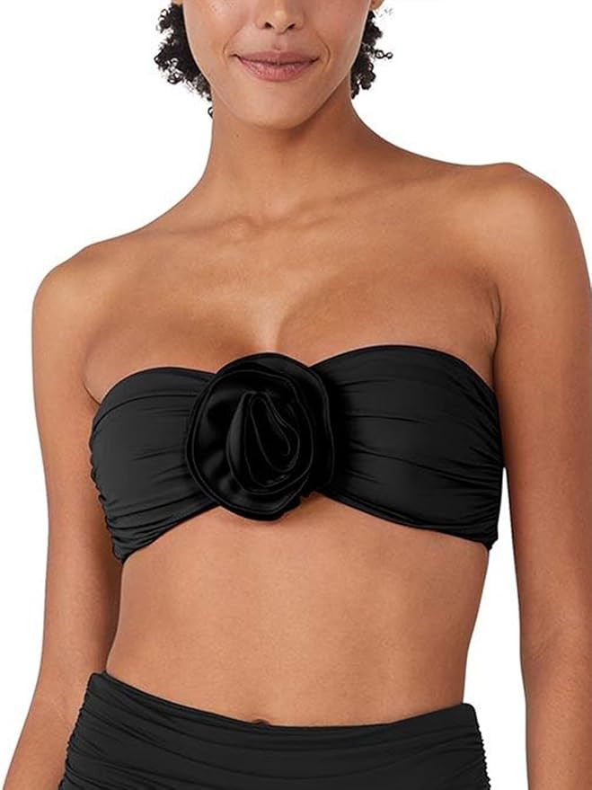 kate spade new york Women's Rosette Bandeau Bra Top | Amazon (US)