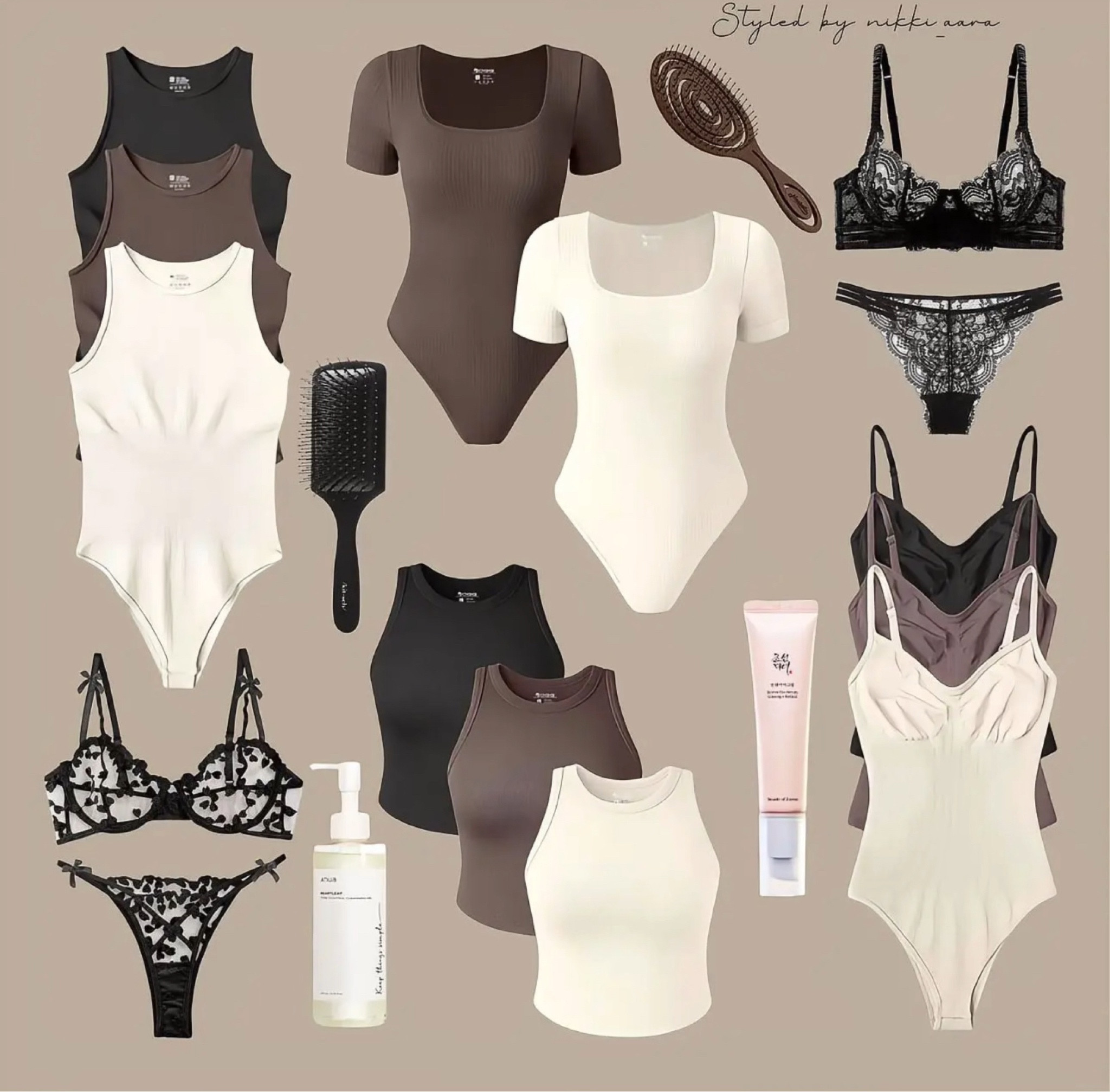 ✨ Beauty Haul Alert! 🛍️ Scored some amazing SKIMS dupes for that snatched look 🔥 Plus, stocking up on K-beauty skincare secrets 🇰🇷💆‍♀️ and must-have hair brushes for the perfect 'do 💁‍♀️ 
Scroll down to SHOP and FOLLOW for more 🫶

#LTKwinter #LTKbeauty #LTKgiftguide