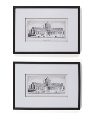 28x20in 2 Piece Architecture Wall Art Set | Pillows & Decor | Marshalls | Marshalls