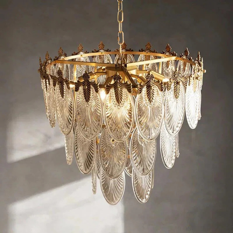 Encarna 23.5" Modern 8 - Light Dimmable Tiered Chandelier | Wayfair North America