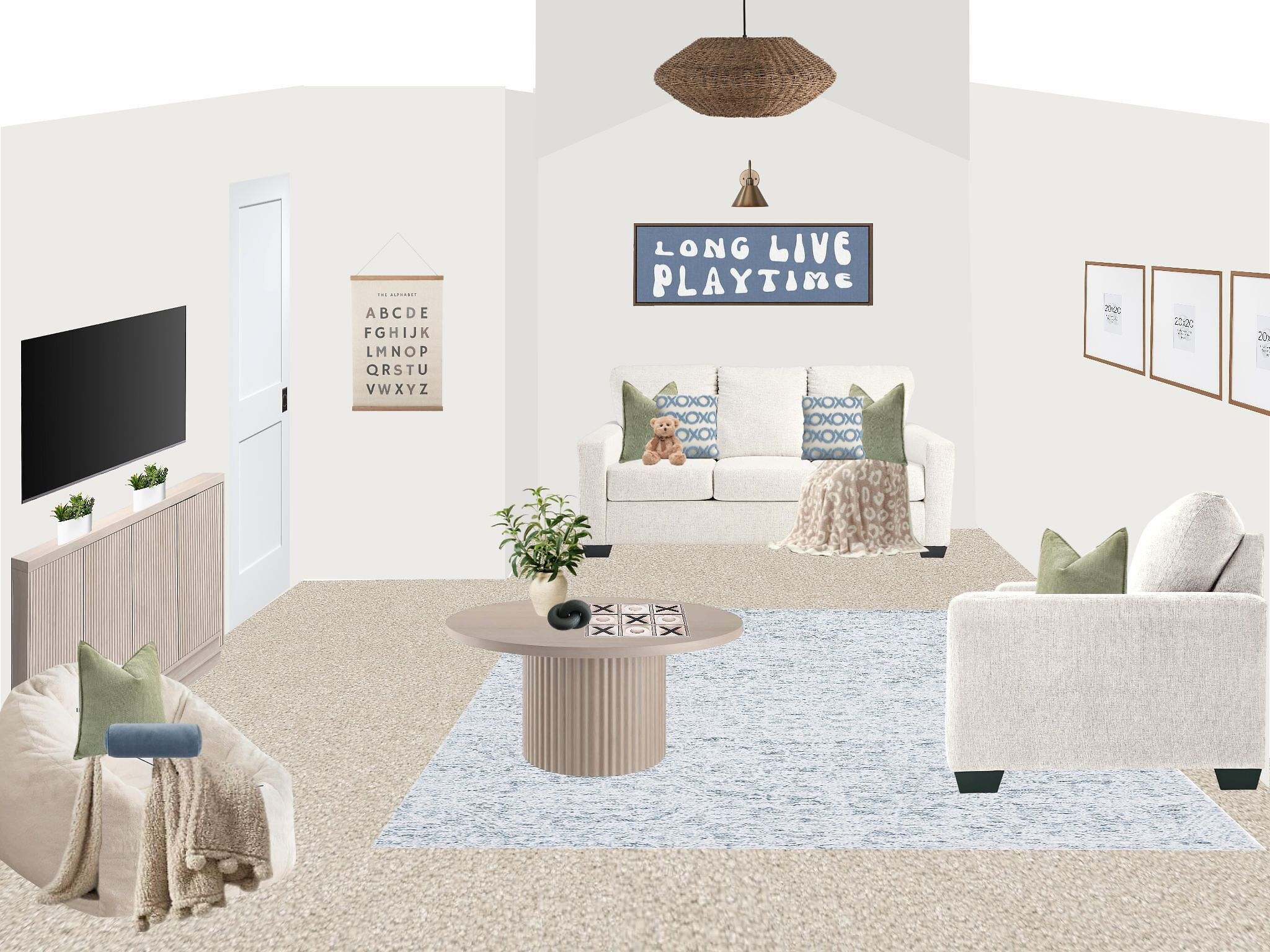 Kids lounge and playroom design 

 #LTKHome #LTKKids