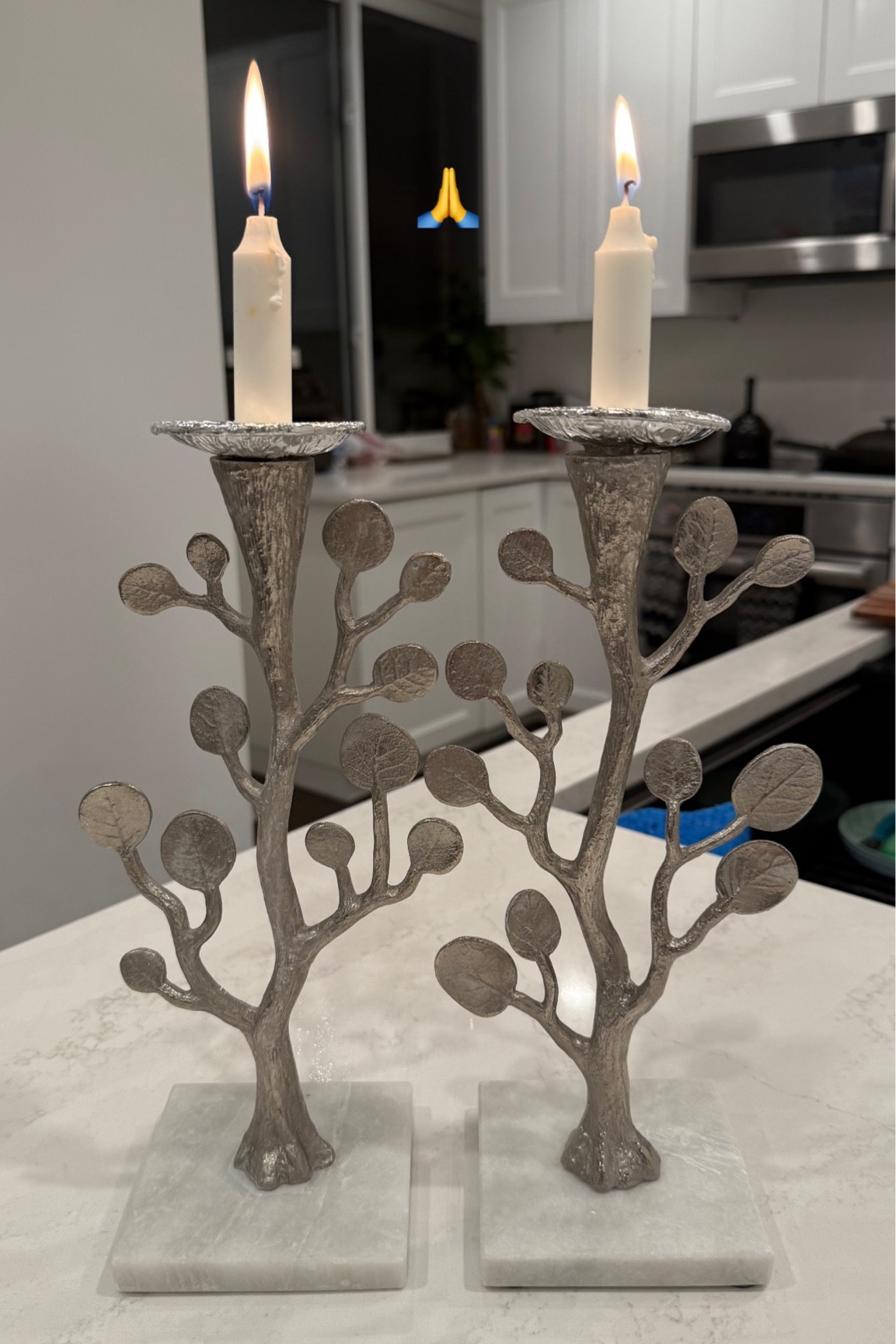 Michael Aram Shabbat candles we use every week! Great gift idea too. 

#LTKGiftGuide #LTKFamily #LTKHoliday