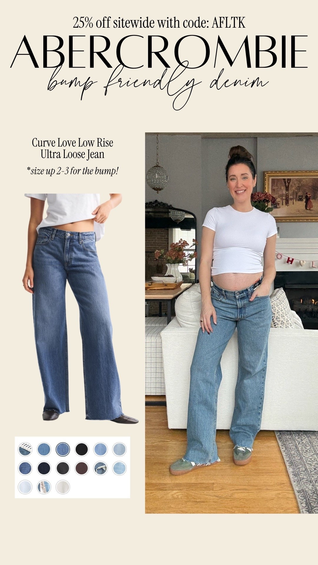 Curve love low rise ultra loose jeans from @abercrombie w5% off with code AFLTK

#LTKSpringSale #LTKootd #LTKBump