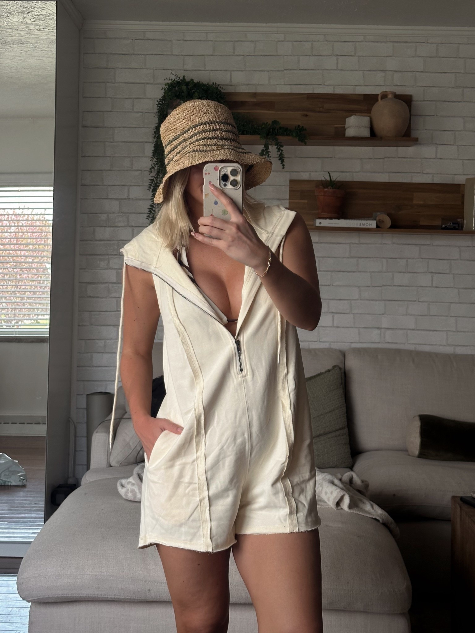 Summer romper perfect for a bathing suit cover up! 

#LTKSeasonal #LTKSwim #LTKTravel