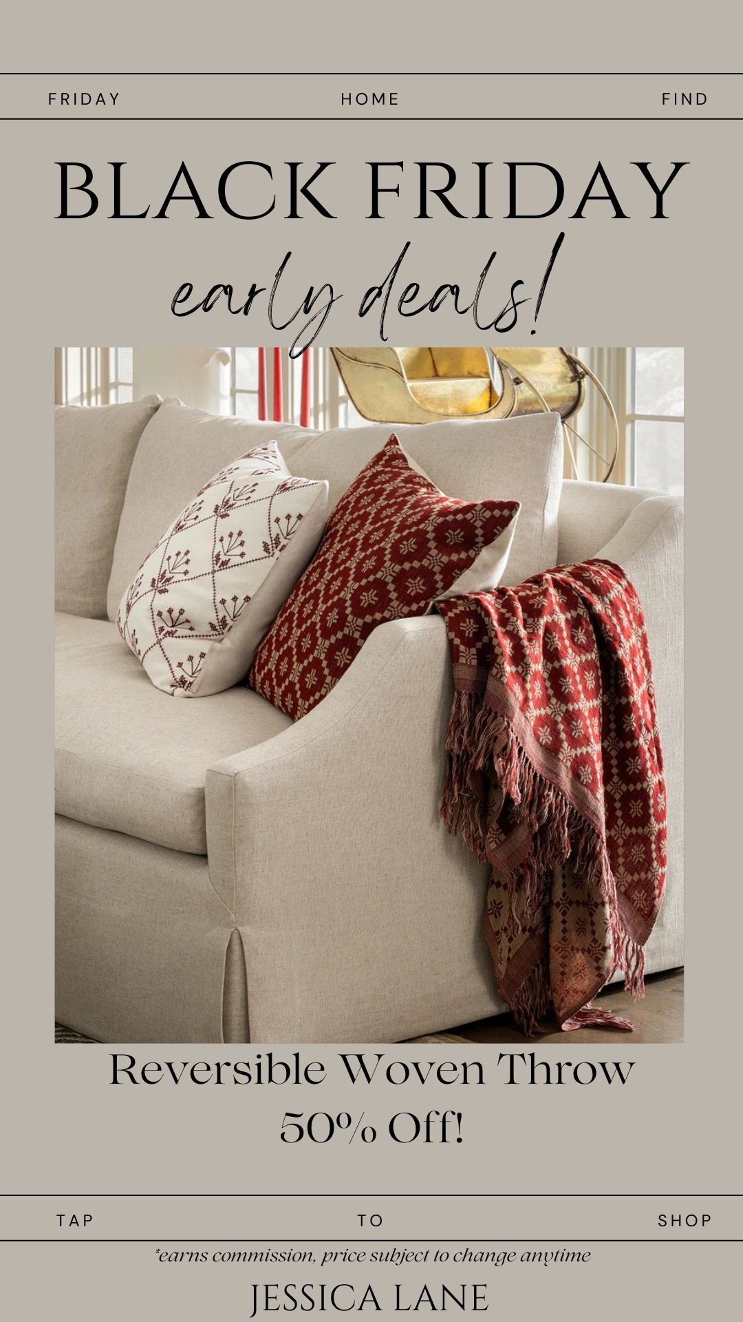 A reversible throw that looks designer, feels cozy, and is 50% off? Yes please. 🤍🖤#CozyVibes #McGeeAndCo #HolidayStyle #EarlyBlackFriday

#LTKCyberWeek #LTKHoliday #LTKSeasonal