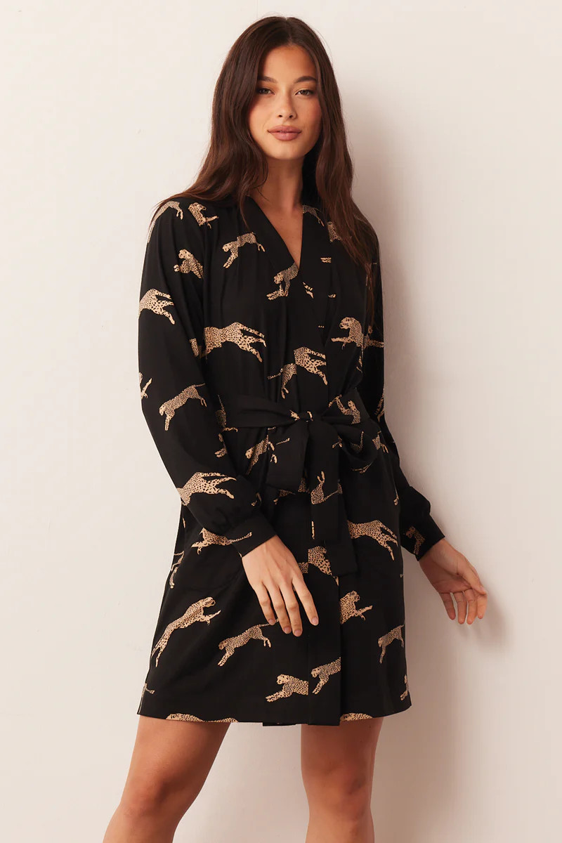 QUINN BANDED SHORT ROBE | WILD THING | MASONgrey