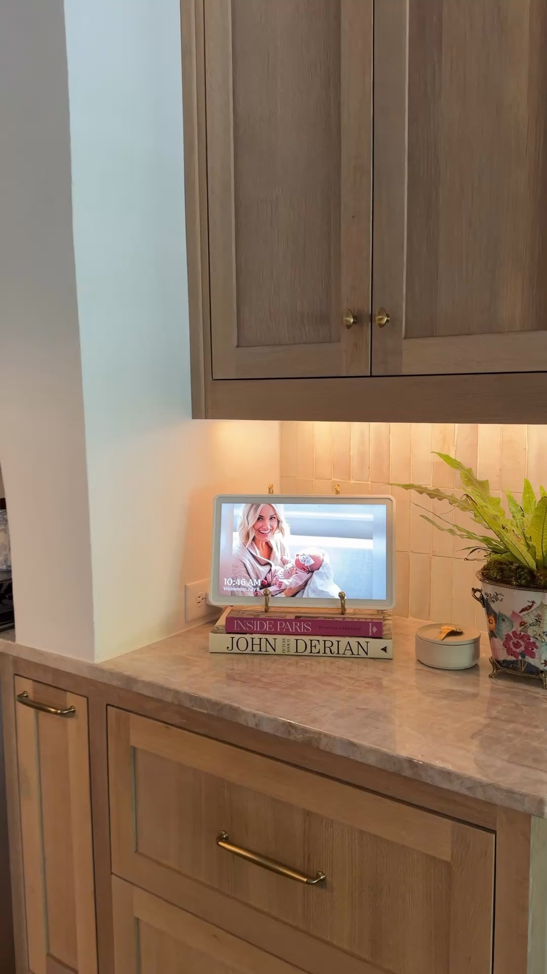 One of my favorite things that my parents also have & love - a digital calendar! I just set out on a picture stand I found at Hobby Lobby. Use my code BRITTANYS30 to save $30 on either the 15” calendar or 27” calendar max!

Loverly Grey, Skylight, digital photo frame, digital picture frame

#LTKHome